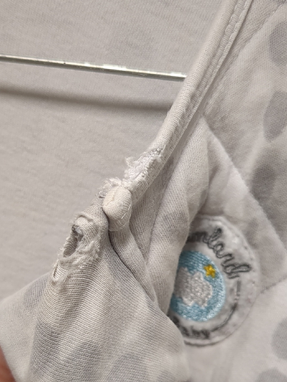 Dreamland Baby Dream Weighted Sleep Sack Quilted White Gray Cotton 6–12 Months - Picture 12 of 16